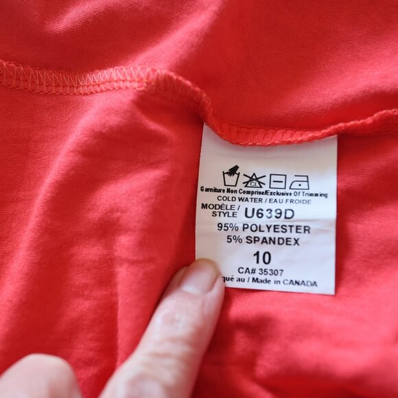 MUST Made in Canada Crochet style dress - Picture 6 of 7